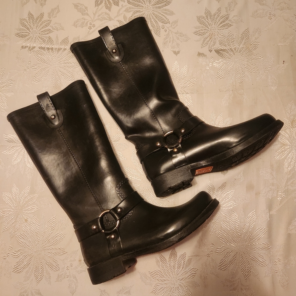 Michael Kors Knee High Rubber Boots